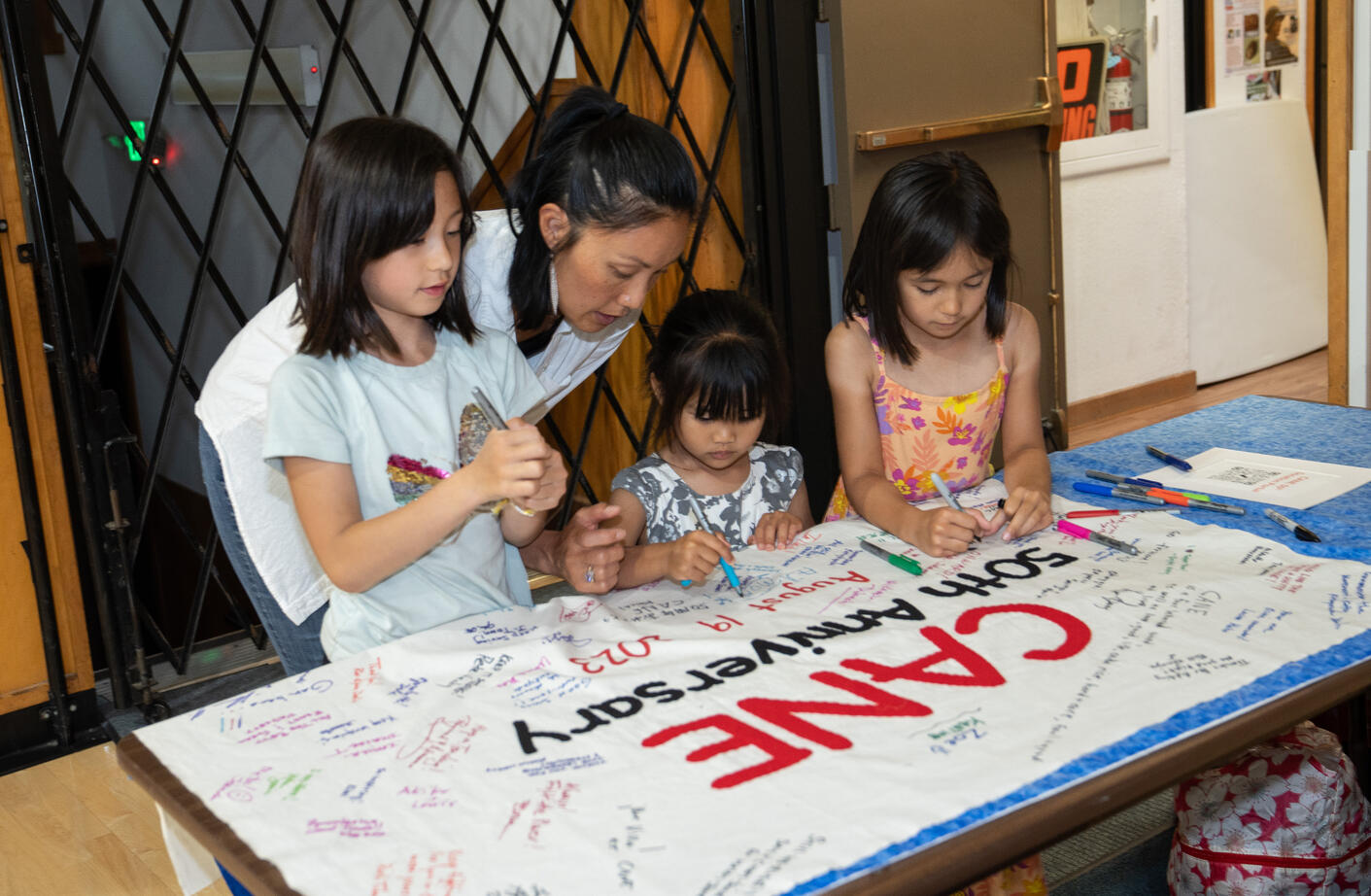 Erin Kodama w/Zoe, Ali, Mika