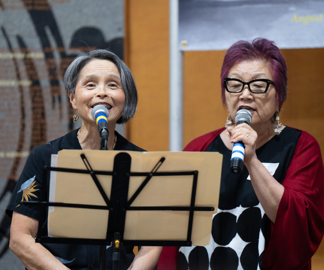 Wendy and Joyce Singing